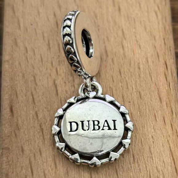 Pandora Burj Khalifa Dangle Charm Pendant, S925 Silver Bracelets - Picture 2 of 4